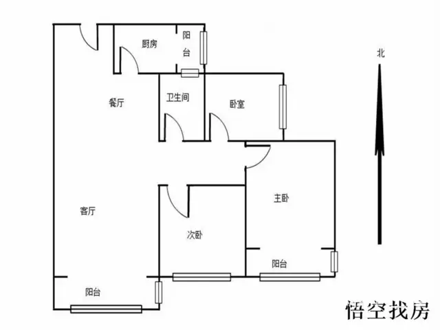 阳光中学对面三室二厅102平米精装修售价42万元 - 图片 8