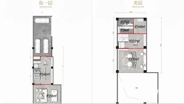 吉泰56天府五街联排别墅高新区端头位置 可按揭 - 图片 3
