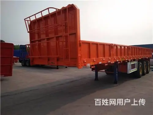 生产出售8.5米集装箱后翻自卸半挂车定制各种半挂车 - 图片 5