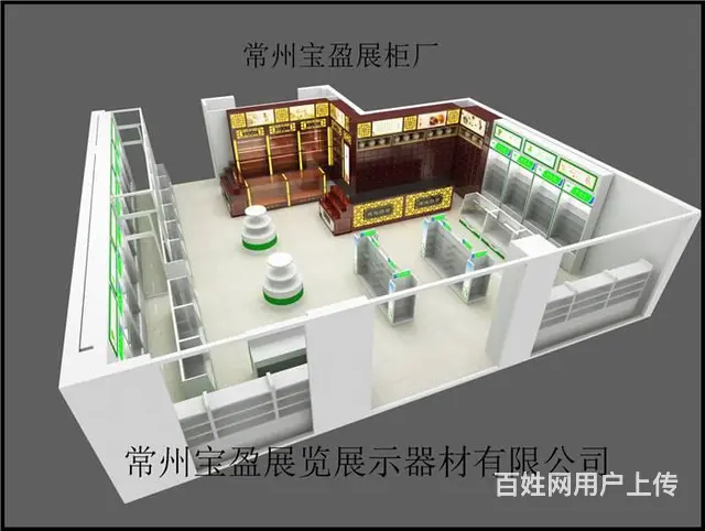常州大药房柜台定做批发厂家，玻璃柜台定做厂家 - 图片 2