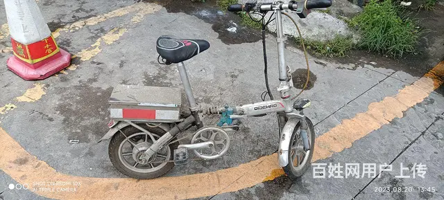 14寸折叠自行车，全铝合金车架，无电池。 1.电动 - 图片 4