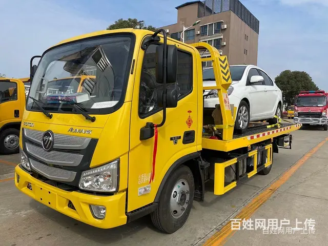 六安国六福田欧马可清障车小型蓝牌拖车分期多少钱 - 图片 5
