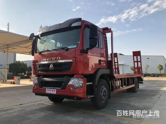 新乡国六重汽豪沃挖机拖车180挖掘机拖板车整车多少钱 - 图片 4