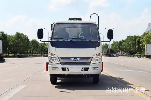 福田蓝牌垃圾压缩车4.5方小型垃圾转运车物业专用 - 图片 2