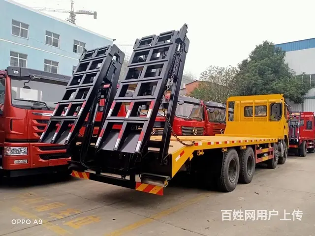 东风前四后八凹型板挖机平板车活动价格先到先得 - 图片 9