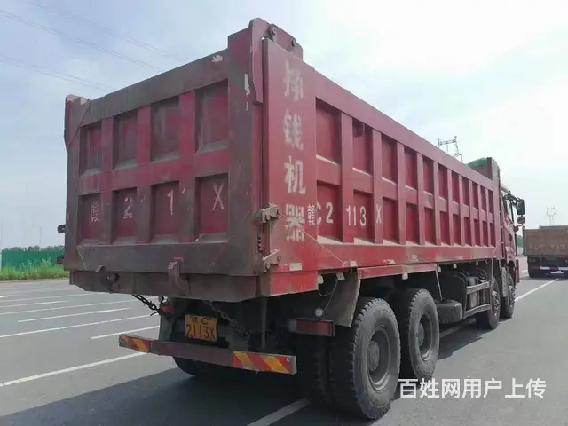 二手前四后八自卸车 解放JH6 国5 8米2货箱 - 图片 4