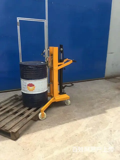 沈阳咬嘴油桶车 手推油桶搬运车 油桶倒料车油桶夹具 - 图片 12