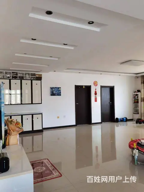 学府大厦观景楼层，精装修144平，三室一厅 - 图片