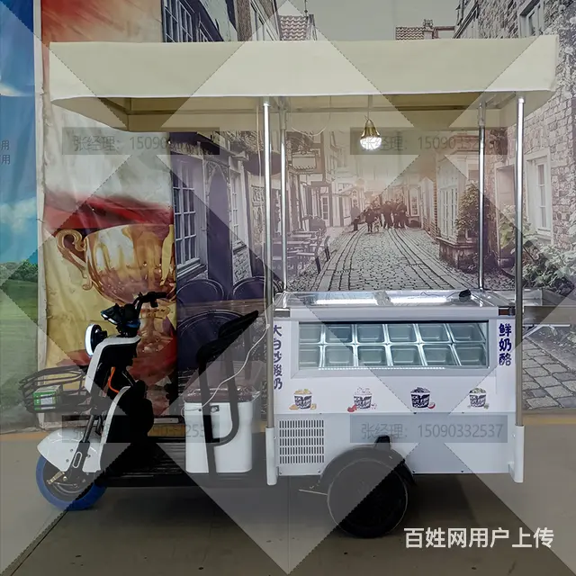 移动摆摊冰柜冰激凌柜台式冰柜生产厂家 - 图片 4