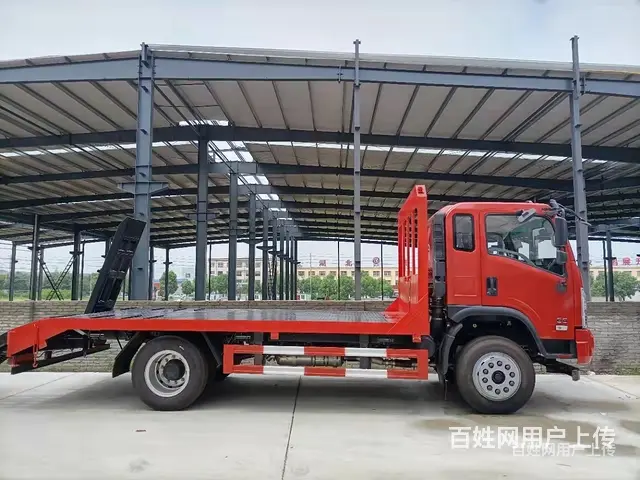 东风拉150挖机平板车 平板拖车 放心购买 - 图片 12