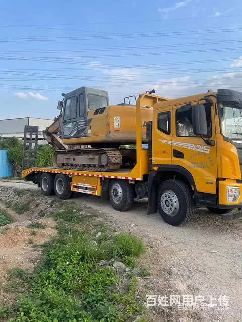 东风轻量化四桥20吨挖机拖车 厂家送车上门 - 图片 2