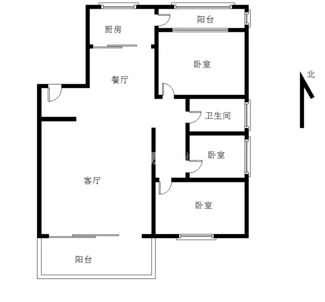 华空间保税区附近古龙公寓旁三航公寓3房出租3600元看房有锁 - 图片 10