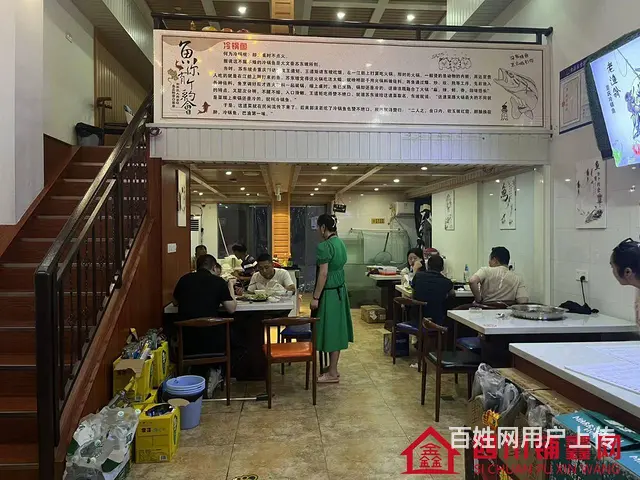 （四川铺鑫网）巴州区老城置信逸都花园140平餐饮店转让 - 图片 7