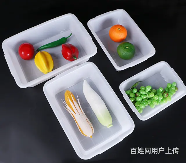 塑料保温箱折叠塑料箱斜插箱物流箱周转箱鸡蛋筐错位筐 - 图片 2