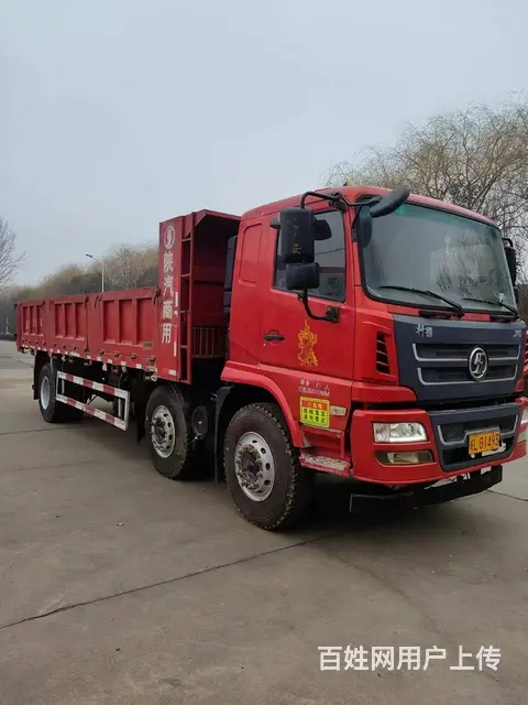19年陕汽德龙7.2米平板自卸车220马力原版原漆 - 图片 4