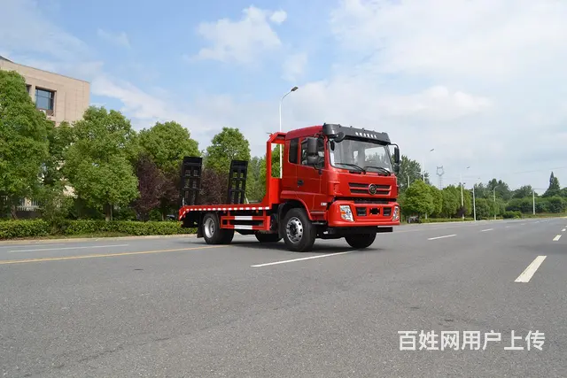 单桥15吨挖机平板拖车 拉12吨15吨挖机拖板车 保证质量 - 图片 2