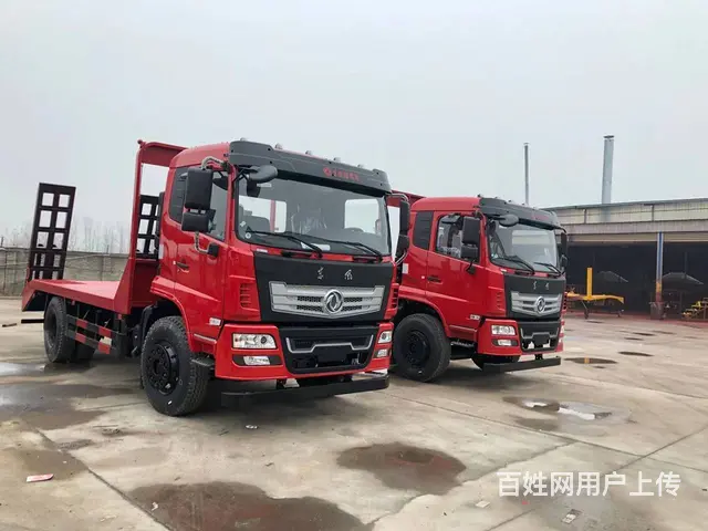 150挖机拖车板车东风单桥平板车4米2短轴距可选 - 图片 12