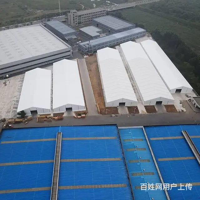 大型农贸市场大棚搭建篷房生产厂家库存充足物流仓储篷 - 图片 1