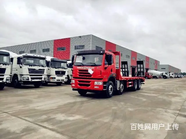 解放东风平板车 专拖挖掘机的平板拖车直销厂家经理 - 图片 1