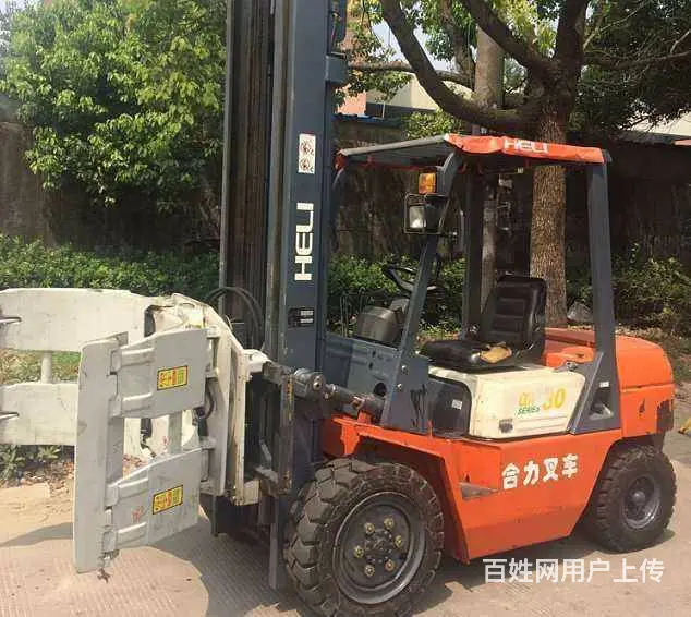 二手废纸棉花搬运叉车转让，合肥合力3吨柴油叉车销售 - 图片 9