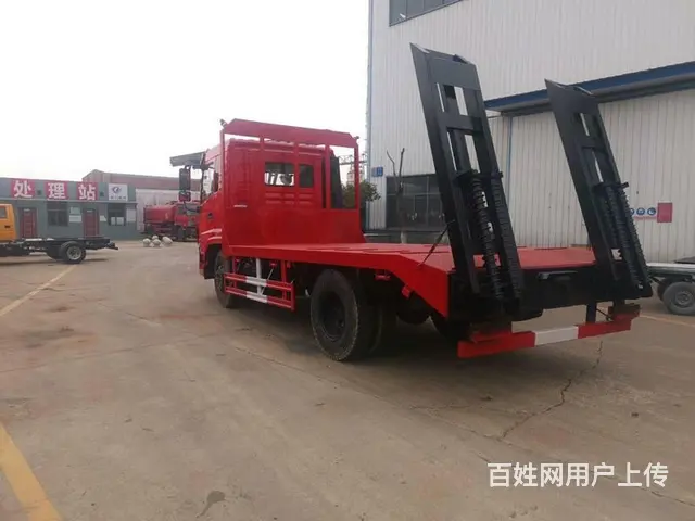 新款国六东风 拖中型挖机钻机平板车 直销价格电话　 - 图片 5