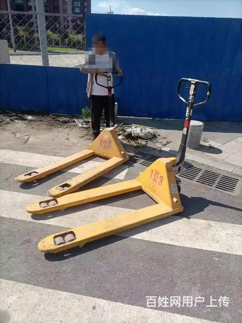 二手叉车二手地牛二手电动堆高车纸筒搬运车电子叉车秤 - 图片 3