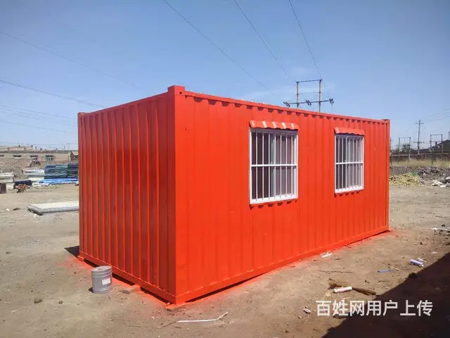 包头彩钢集装箱，包头住人集装箱房，移动吊装房 - 图片 4