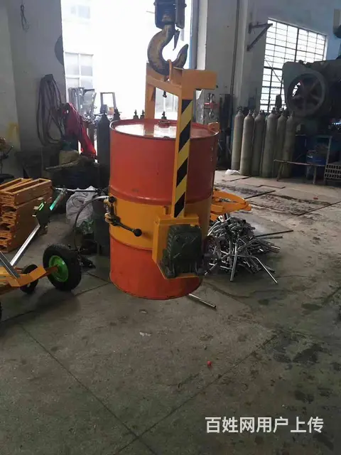 大连油桶倒料车倒料器堆高车手推液压油桶车油桶吊具 - 图片 7