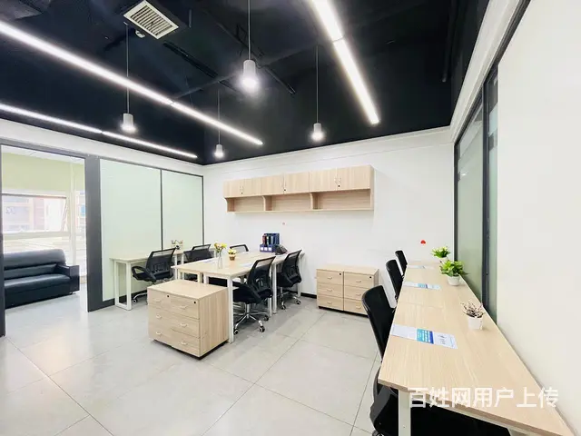 长沙创富港共享办公室出租，1至15人独立小面积办公室物业直租 - 图片 1