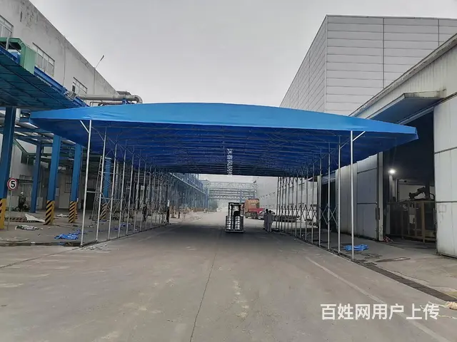 自贡厂家供应工地施工雨棚 桥梁养护篷 钢筋加工棚 - 图片 8