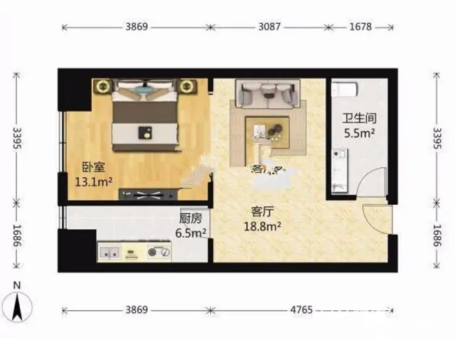 毓璜顶医院北侧银都财富中心一室一厅海景好房出租了 - 图片 9