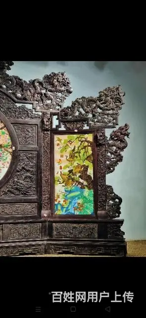 ”掐金丝珐琅“百鸟朝凤” - 图片 6
