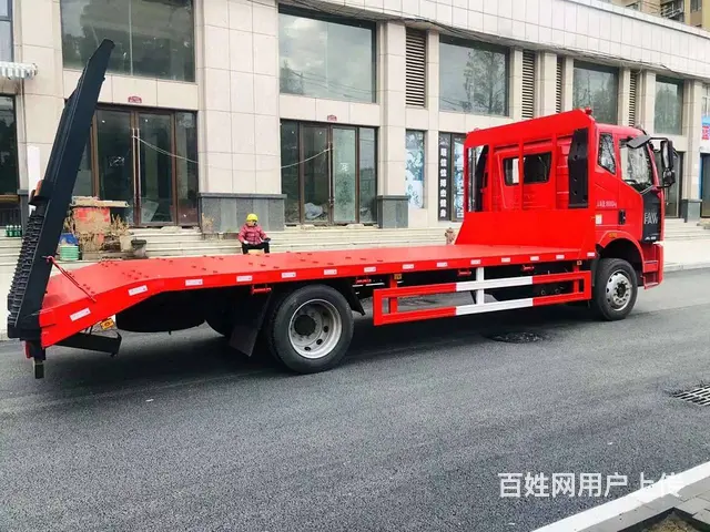 板长6.8米解放挖机拖车 平板运输车 支持送货上门 - 图片 4