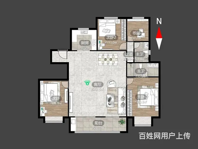 新上 新城光明璞樾门第4室精装 稀0缺洋房中上好楼层 - 图片 12