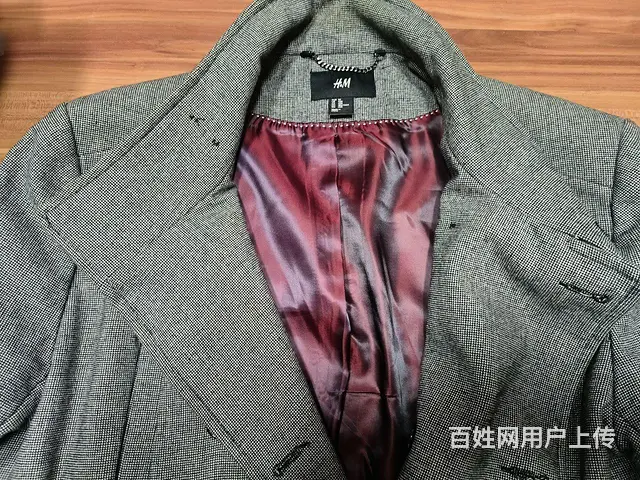 HM男士中长款毛呢大衣 - 图片 5