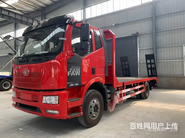 解放拉150挖机平板运输车 爬坡不吃力 - 图片 1