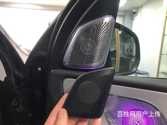 22款23款奔驰GLE350改装原厂小柏林之声音响 - 图片 5