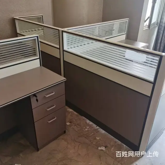 低价出售实木老板桌，经理桌办公桌椅会议桌铁皮柜 - 图片 8