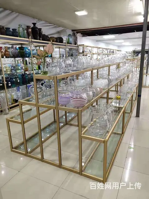 厦门定制鞋架现货衣物架商用展示架商品梯形展架定制 - 图片 1