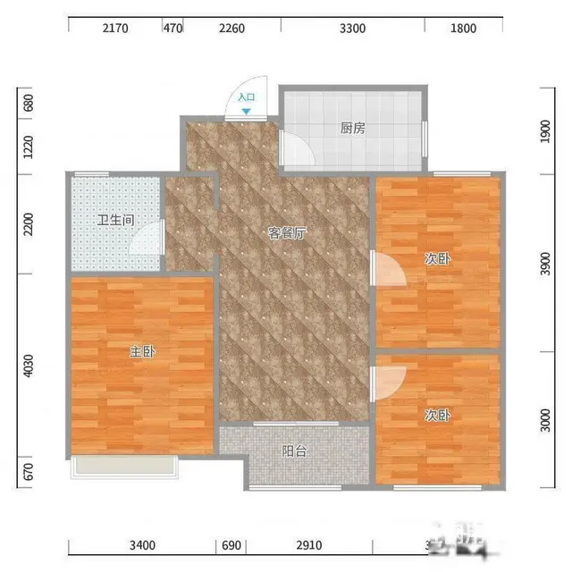 新城香溢紫郡 94平3居 南北向精装修 安静不临街 - 图片 7