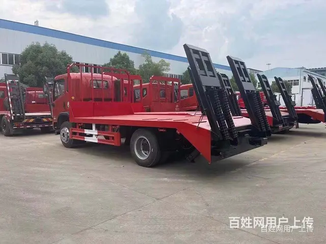 东风锦程挖机平板运输车低价出售 - 图片 1
