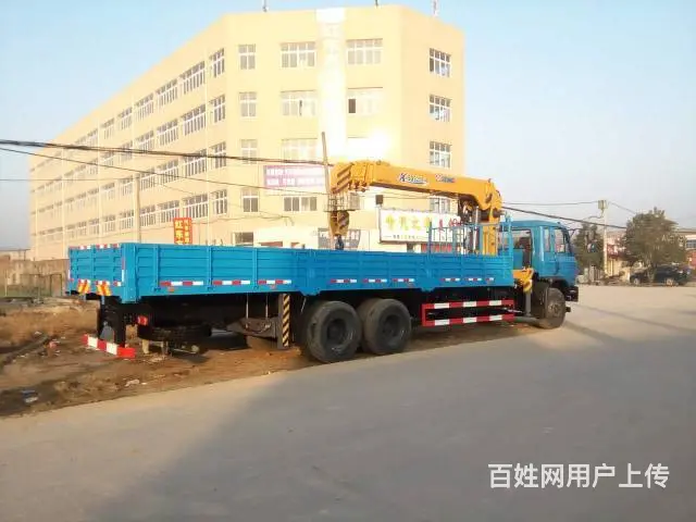 东风153后八轮徐工10吨4节臂随车吊   随车吊 - 图片 1