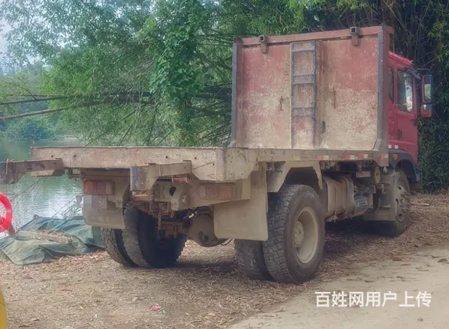 17年东风蓝牌自卸车，拉木神器 - 图片 5