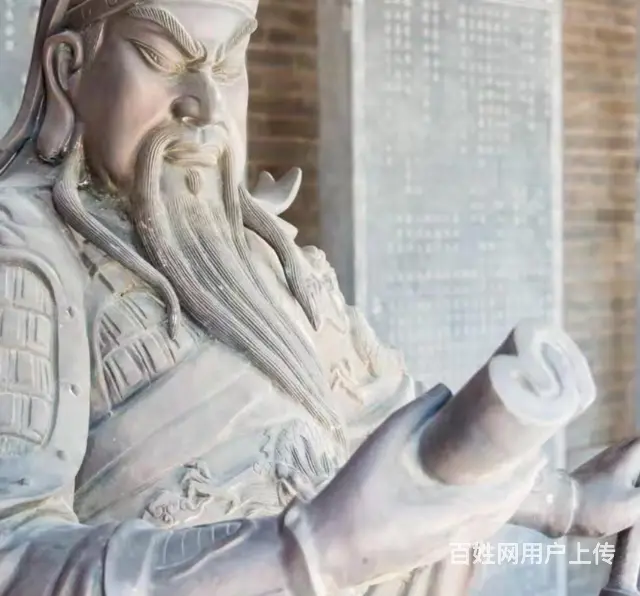 石雕关公#伽蓝菩萨雕塑 - 图片 3