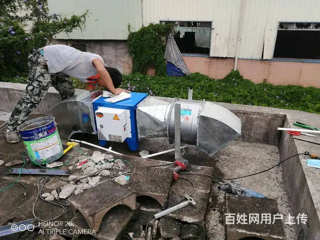 番禺区排油烟系统油烟管道制作韩式自助烤肉店上排烟机 - 图片 6