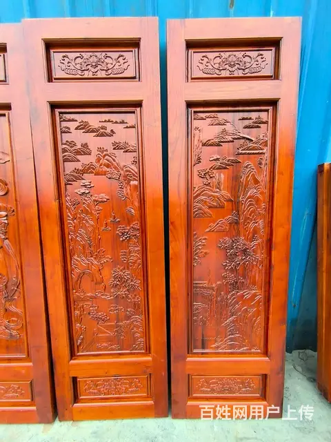 四川成都花格木窗实木榫卯花格门窗 - 图片 2