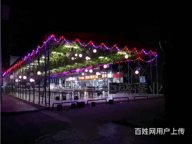 定做直销移动夜市烧烤帐篷临时仓库货蓬展销遮阳棚工地 - 图片 5
