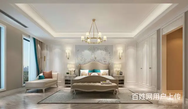 香樟园320平现代美式装修风格赏析 - 图片 1