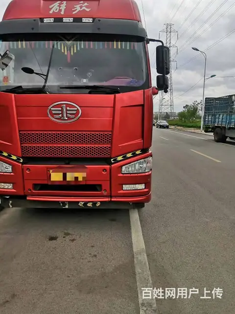 15年解放J6P 半挂车 仓栅式 国4 - 图片 1