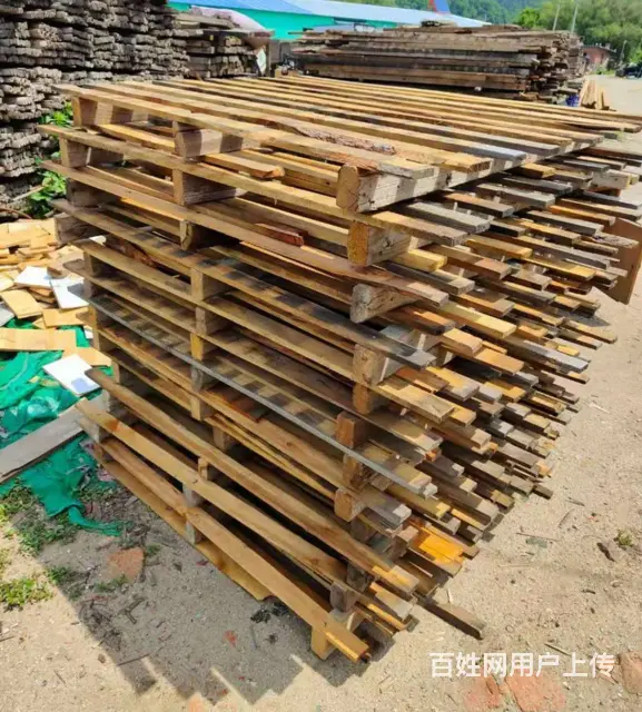 抚顺木制品回收电话木托盘木制品道木圆木 - 图片 3